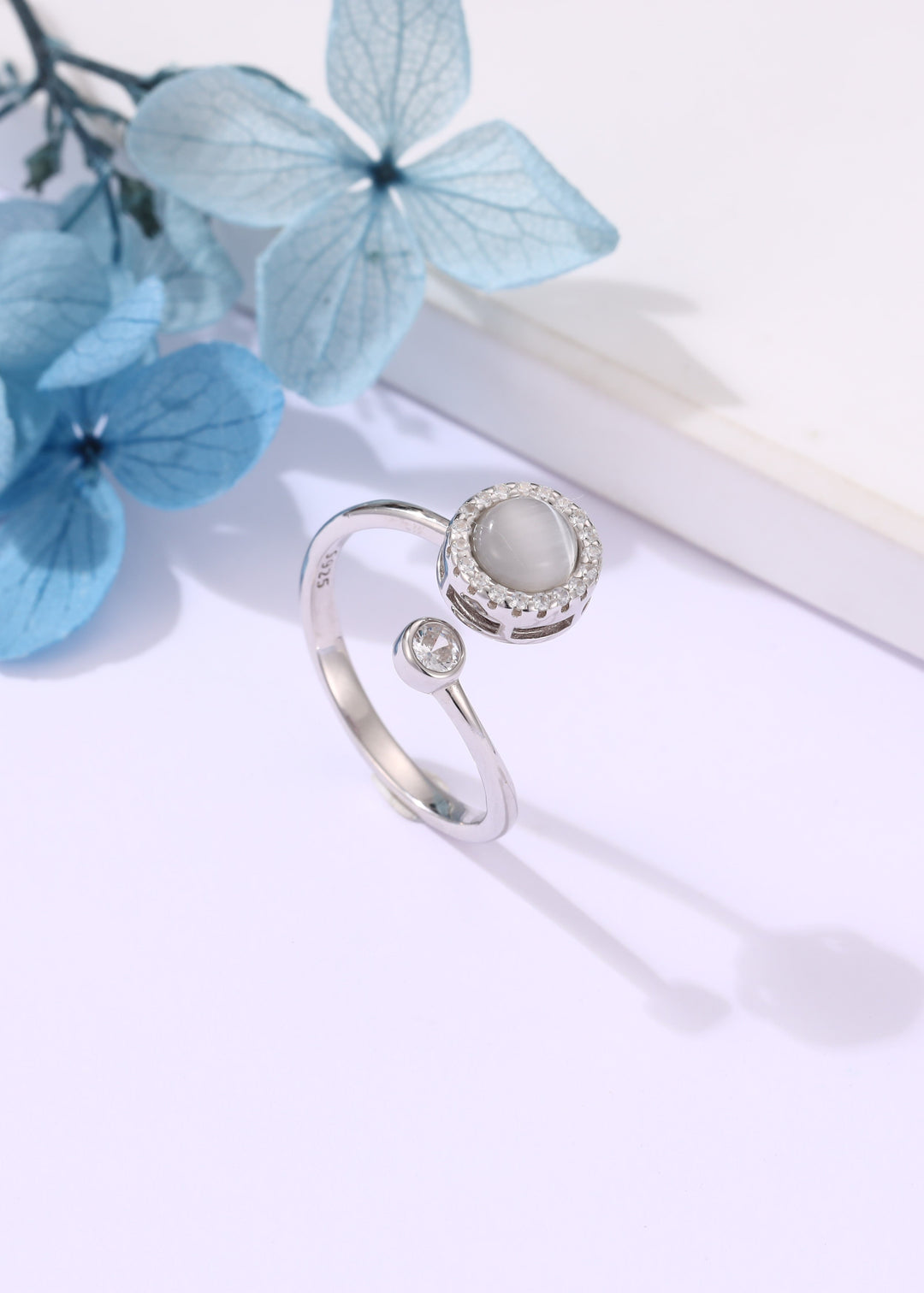 Moonstone Silver Ring