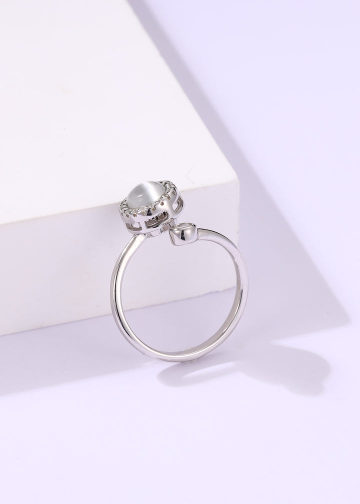 Moonstone Silver Ring