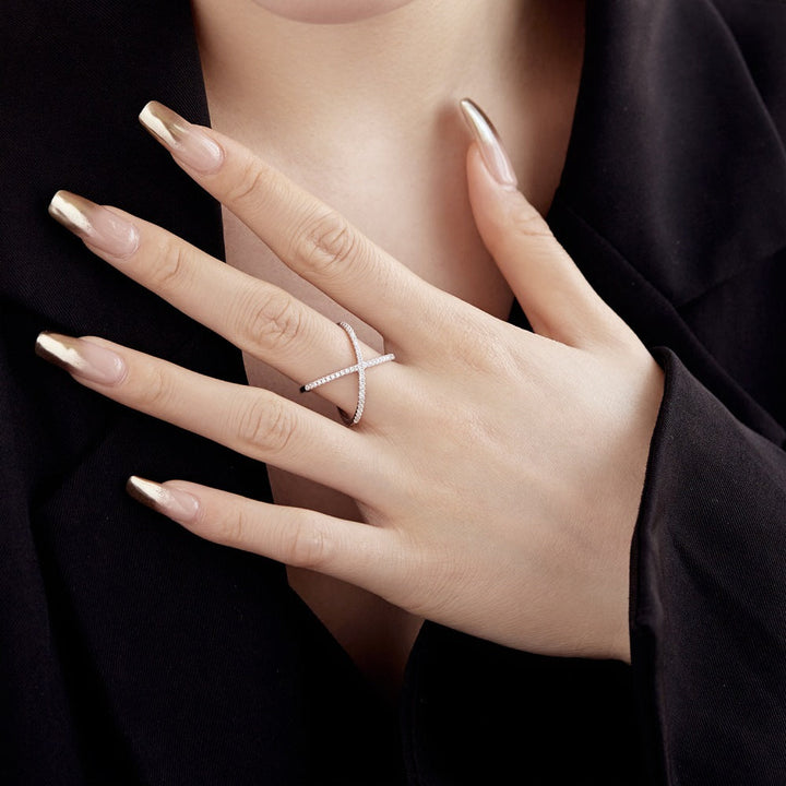 Cross Diagonal Ring