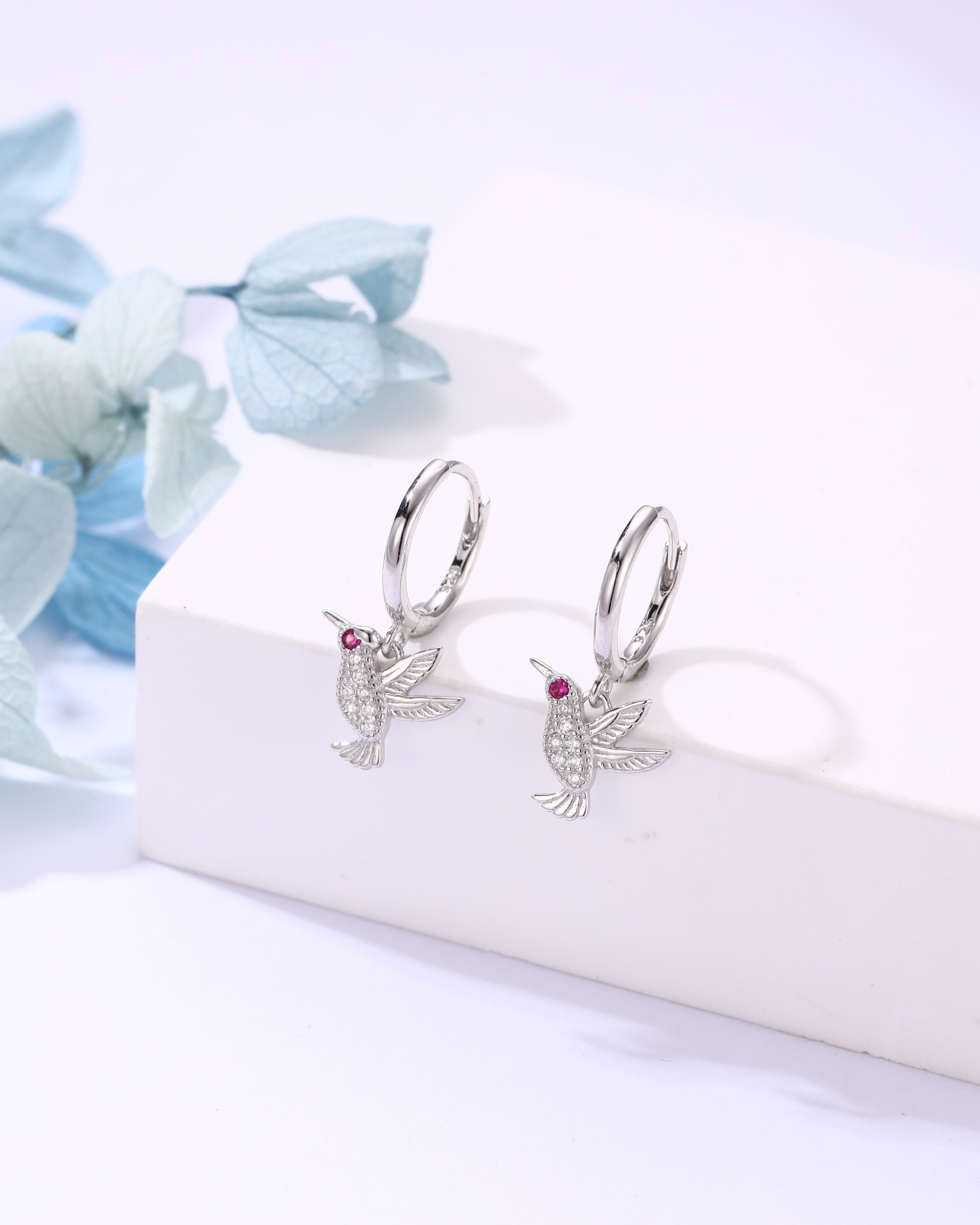Bird Huggie Earrings