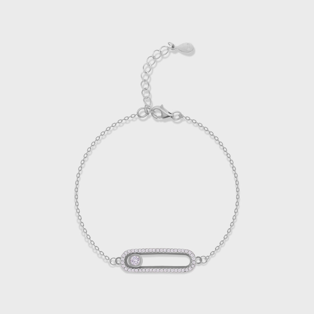 Safety Pin Design Bracelet