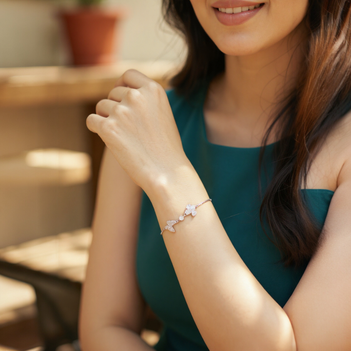 Butterfly Silver Bracelet