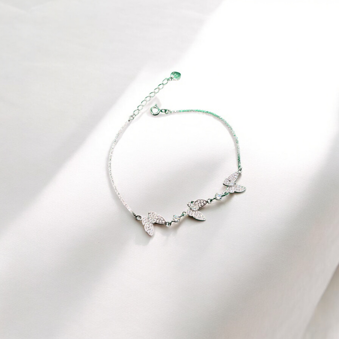 Butterfly Silver Bracelet